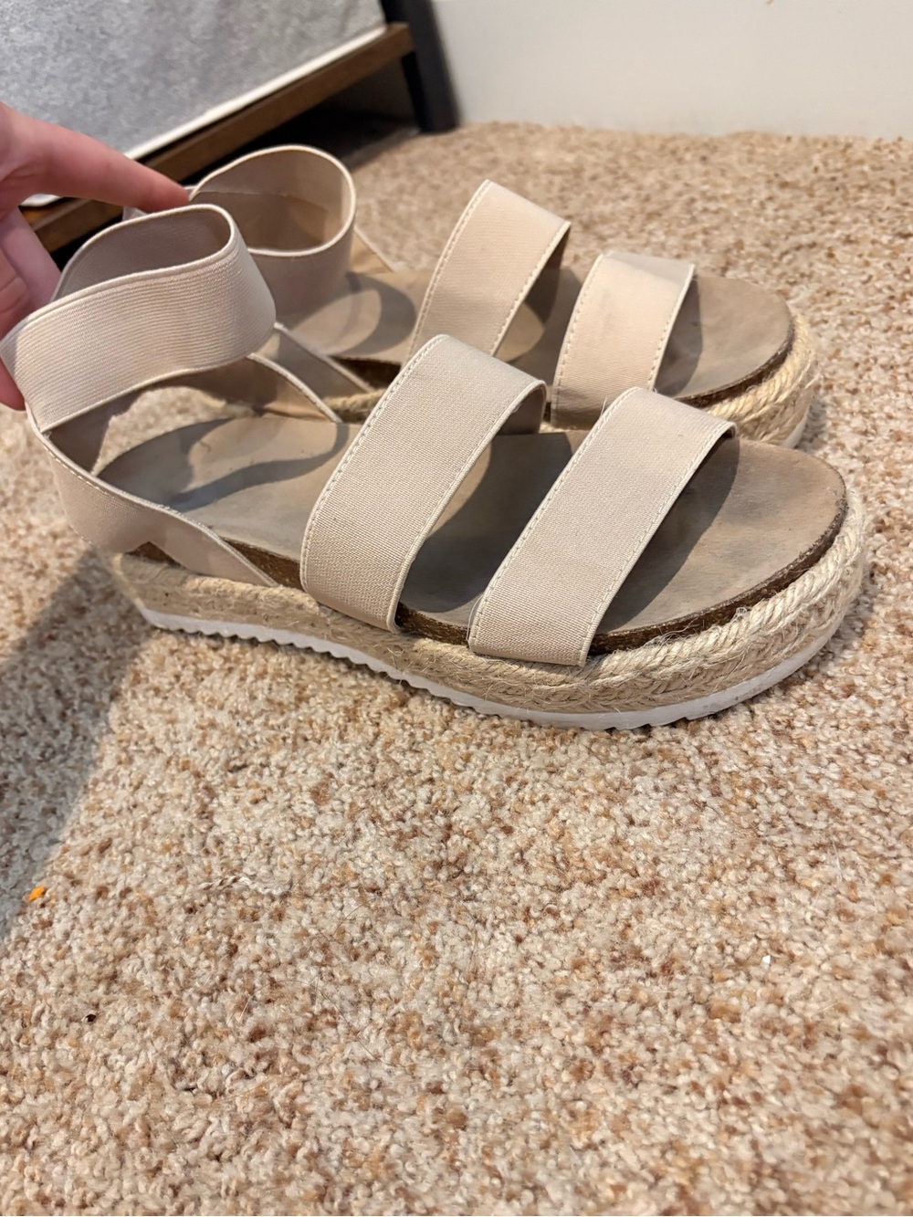 Women’s Beige Platform Sandals
